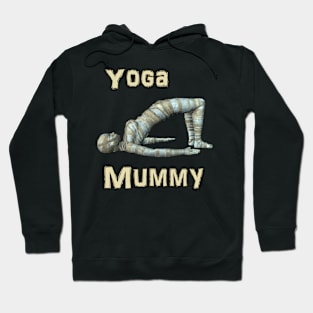 Yoga Mummy Bridge Pose Hoodie